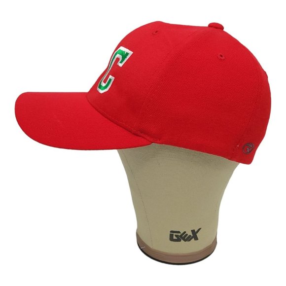 Richardson TC Monogram Initials Flex Fitted S/M Cap Trucker Baseball Hat Red - Picture 6 of 12